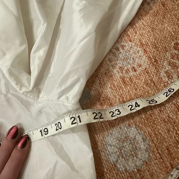 ST. JOHN designer tuxedo blouse size 12 gold buttons luxury spring 2011 - Picture 7 of 7